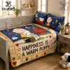 Personalized Stitch Ohana Blue Pink Bedding Set Personalized Stitch Ohana Blue Pink Bedding Set