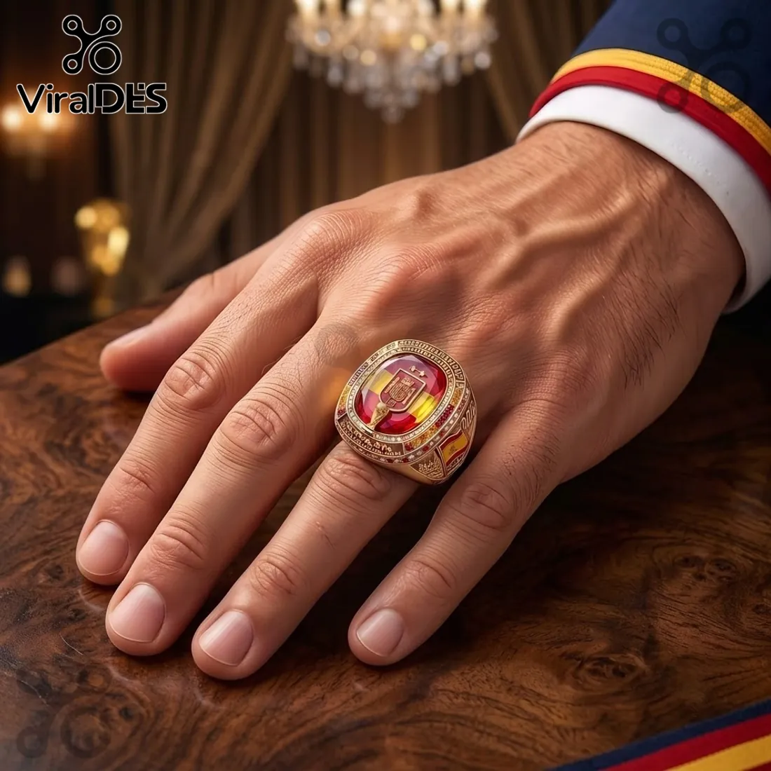 Spain 2026 World Cup Gold Championship Ring Spain 2026 World Cup Gold Championship Ring