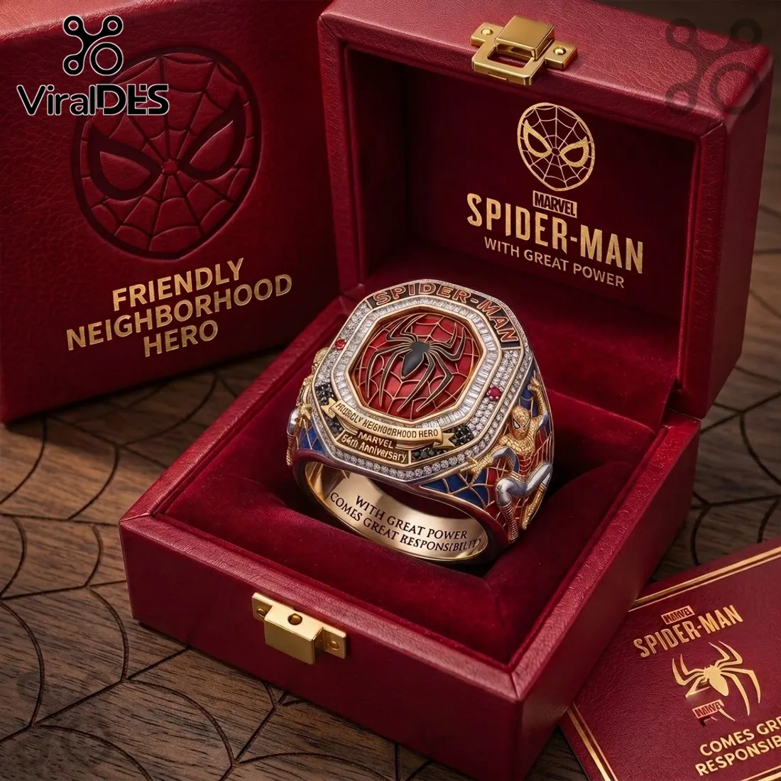Spider-Man 64th Anniversary Commemorative Ring Spider-Man 64th Anniversary Commemorative Ring