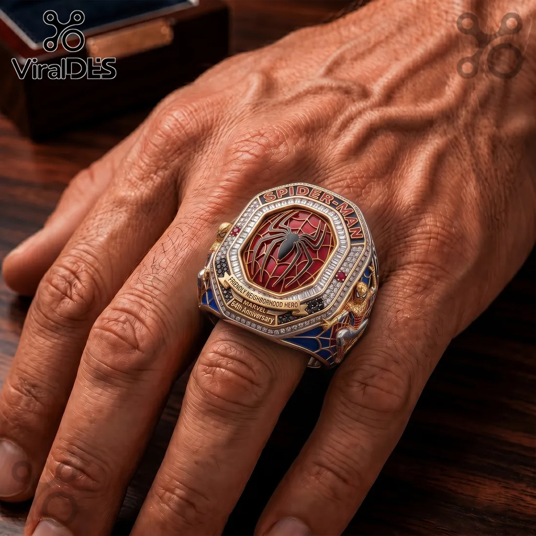 Spider-Man 64th Anniversary Commemorative Ring Spider-Man 64th Anniversary Commemorative Ring