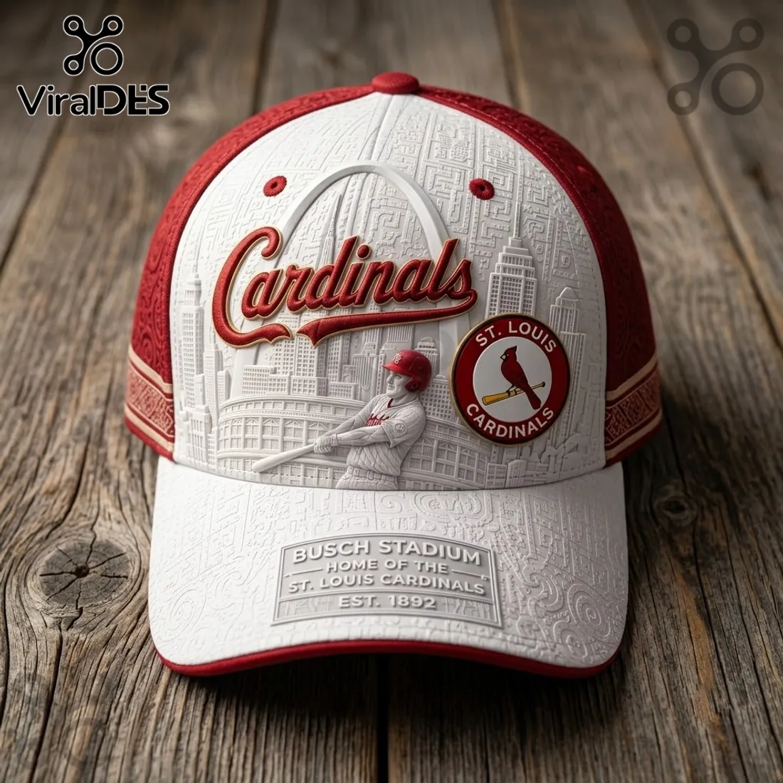 St. Louis Cardinals Busch Stadium Baseball Cap St. Louis Cardinals Busch Stadium Baseball Cap