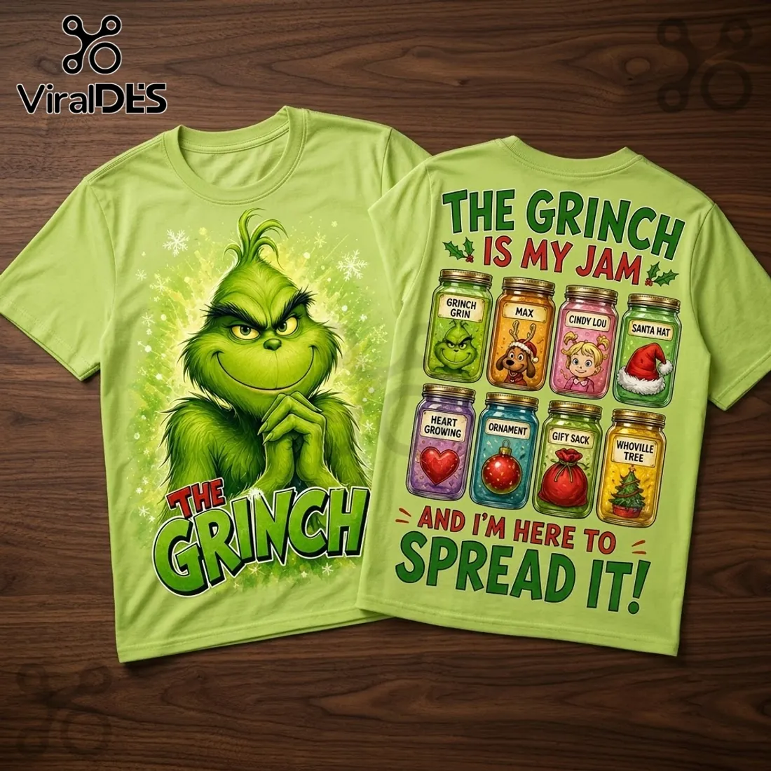 The Grinch Is My Jam Green Christmas T-Shirt 2026 The Grinch Is My Jam Green Christmas T-Shirt 2026