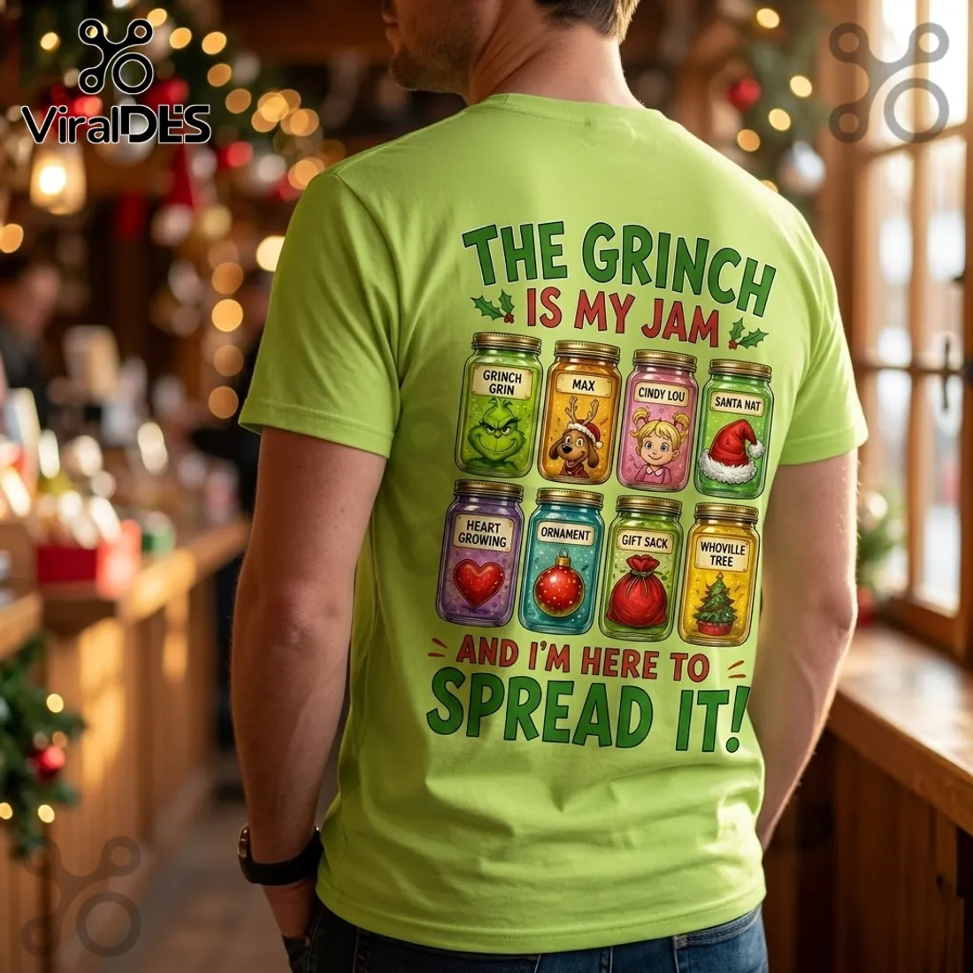 The Grinch Is My Jam Green Christmas T-Shirt 2026 The Grinch Is My Jam Green Christmas T-Shirt 2026