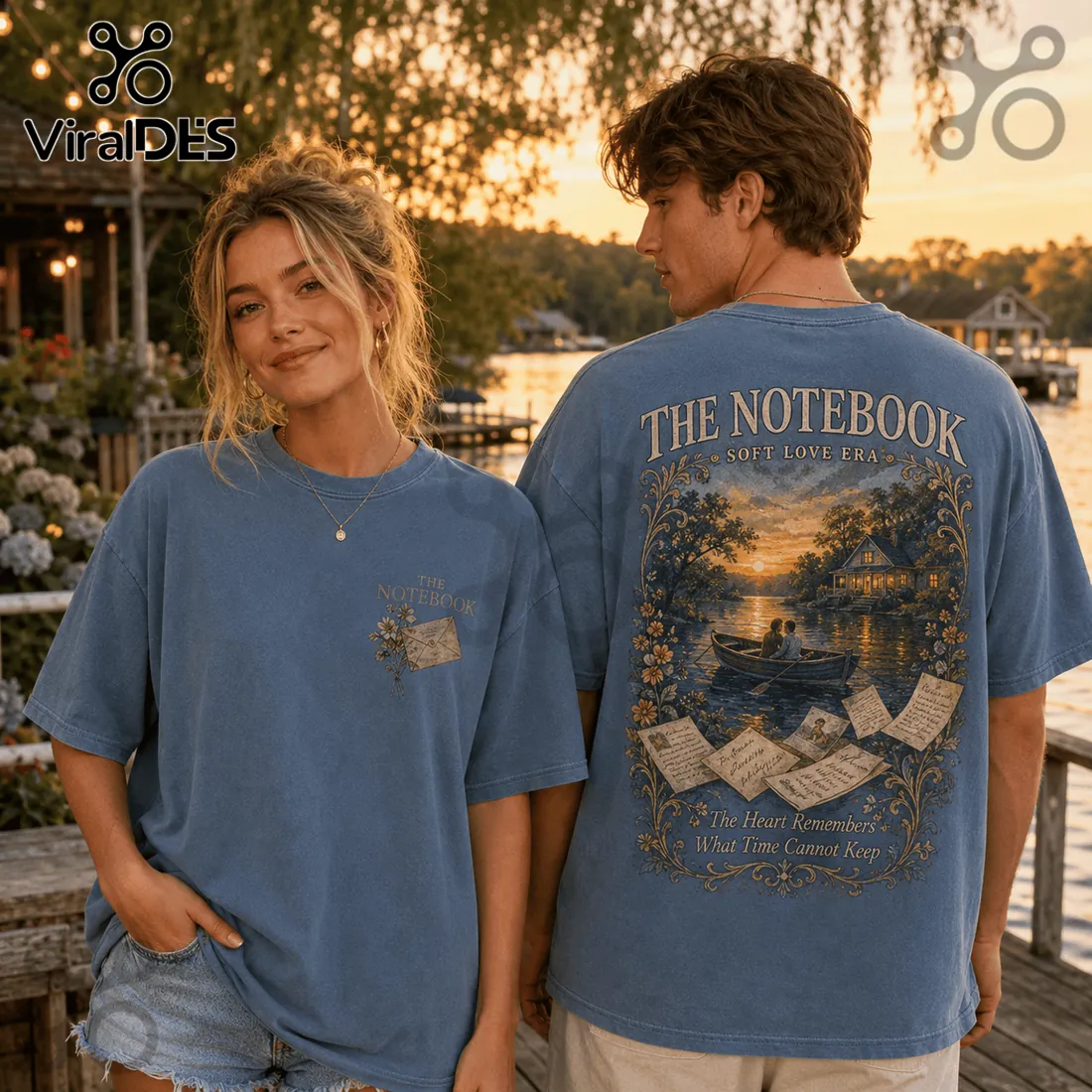 The Notebook Soft Love Era Blue T-Shirt The Notebook Soft Love Era Blue T-Shirt