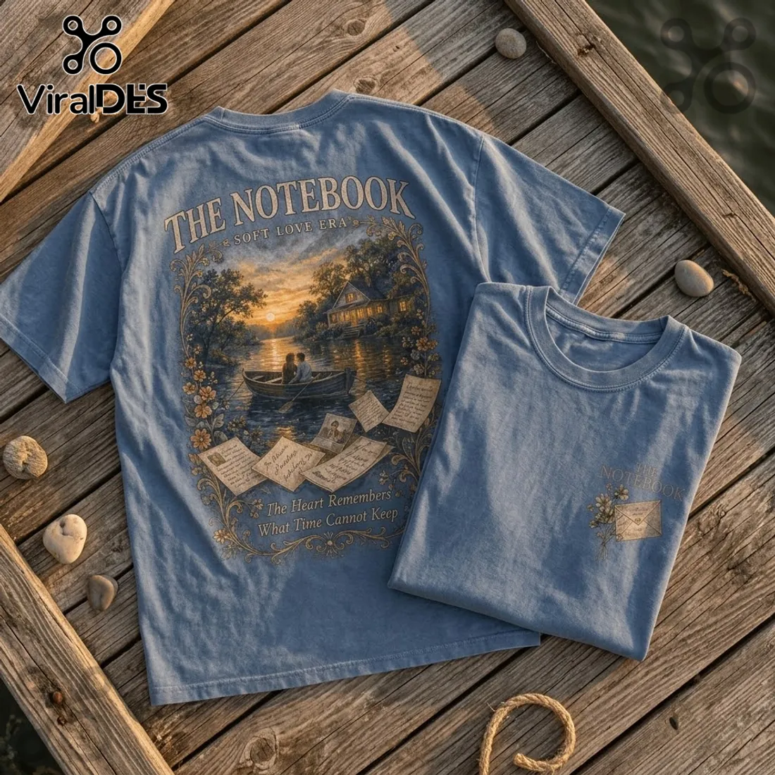 The Notebook Soft Love Era Blue T-Shirt The Notebook Soft Love Era Blue T-Shirt