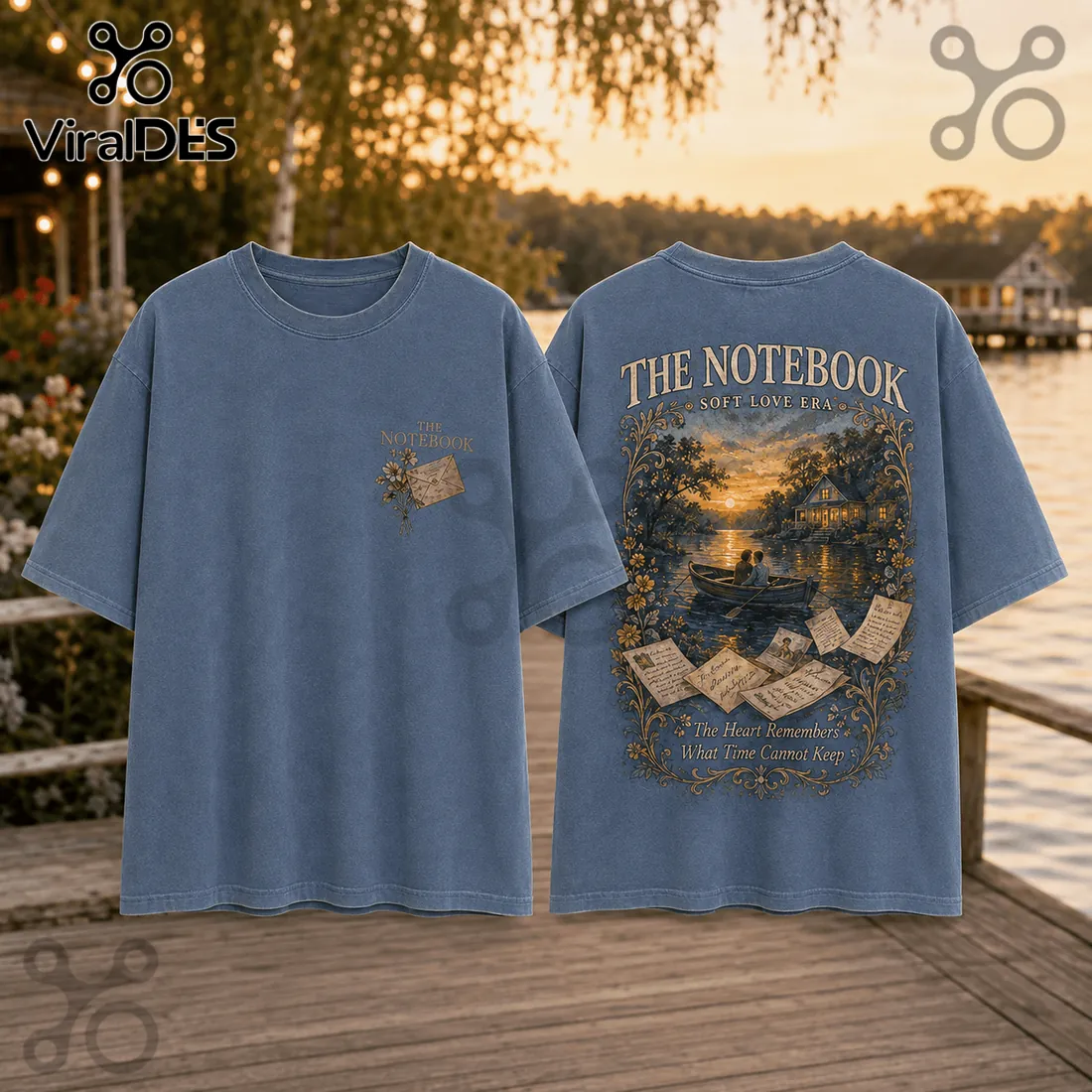 The Notebook Soft Love Era Blue T-Shirt The Notebook Soft Love Era Blue T-Shirt