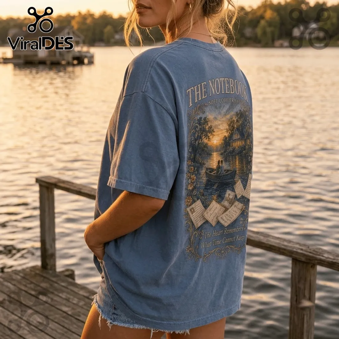 The Notebook Soft Love Era Blue T-Shirt The Notebook Soft Love Era Blue T-Shirt
