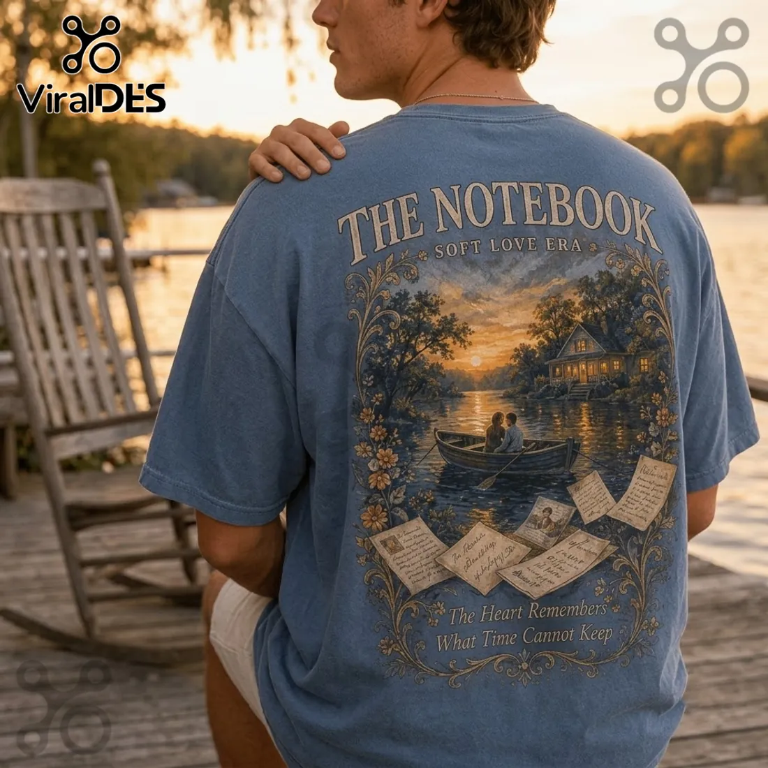 The Notebook Soft Love Era Blue T-Shirt The Notebook Soft Love Era Blue T-Shirt