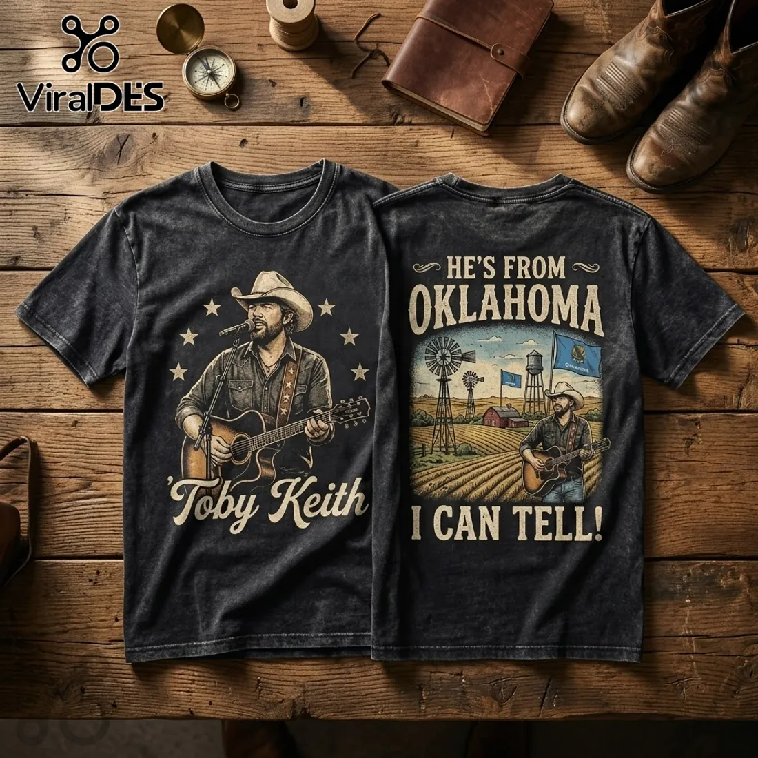 Toby Keith Oklahoma Heritage T-Shirt Toby Keith Oklahoma Heritage T-Shirt