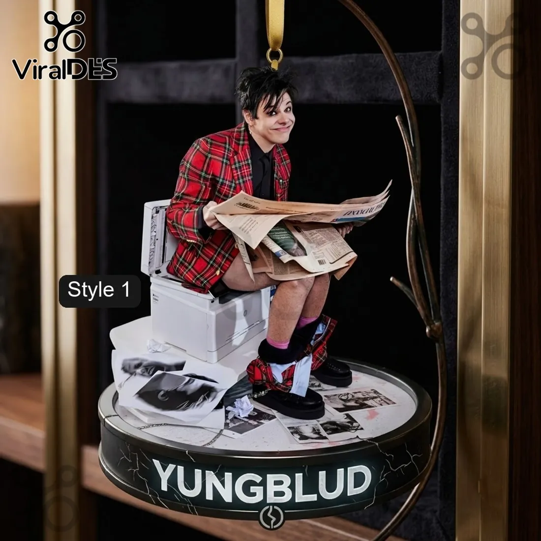 Yungblud Limited Edition 2026 Christmas Ornament Yungblud Limited Edition 2026 Christmas Ornament