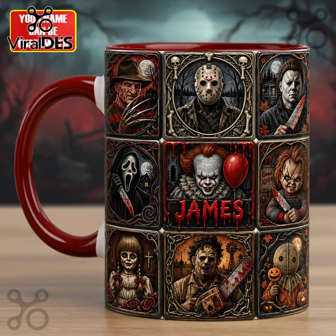 2026 Halloween Killers Ceramic Coffee Mug 2026 Halloween Killers Ceramic Coffee Mug