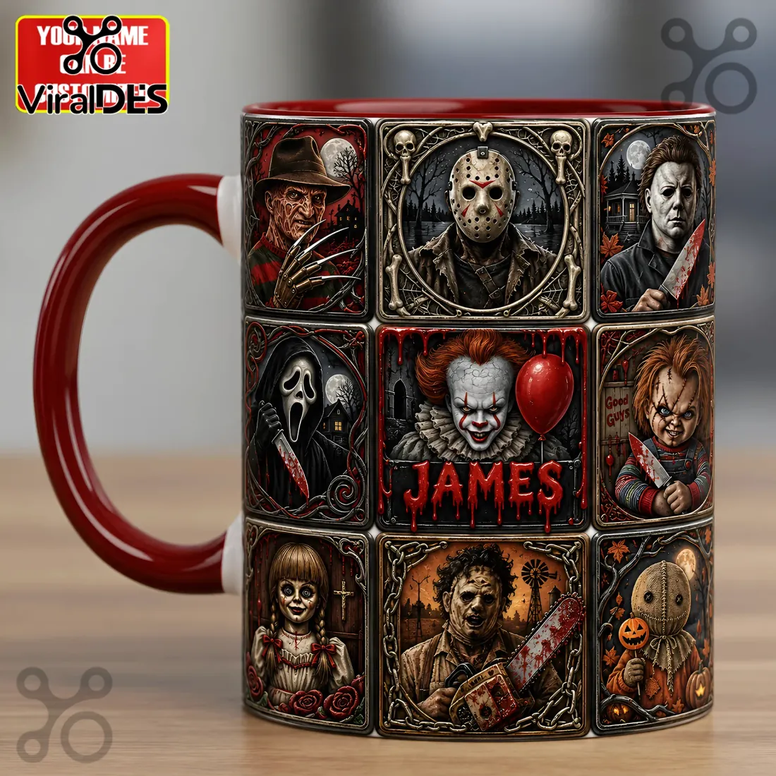2026 Halloween Killers Ceramic Coffee Mug 2026 Halloween Killers Ceramic Coffee Mug