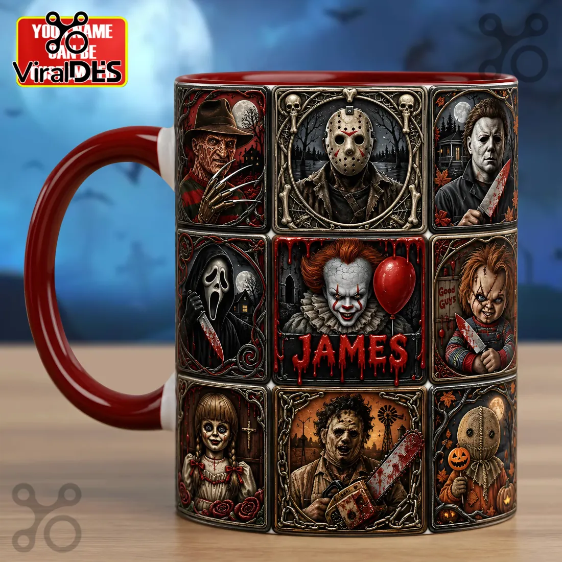 2026 Halloween Killers Ceramic Coffee Mug 2026 Halloween Killers Ceramic Coffee Mug