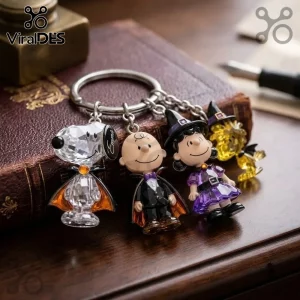 Personalized Snoopy Halloween Acrylic Keychain