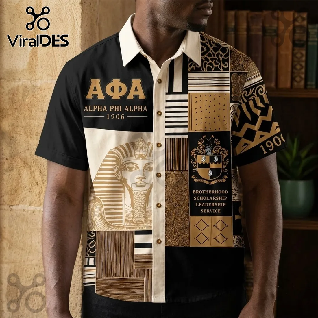 Alpha Phi Alpha Fraternity 1906 Heritage Short Sleeve Shirt Alpha Phi Alpha Fraternity 1906 Heritage Short Sleeve Shirt