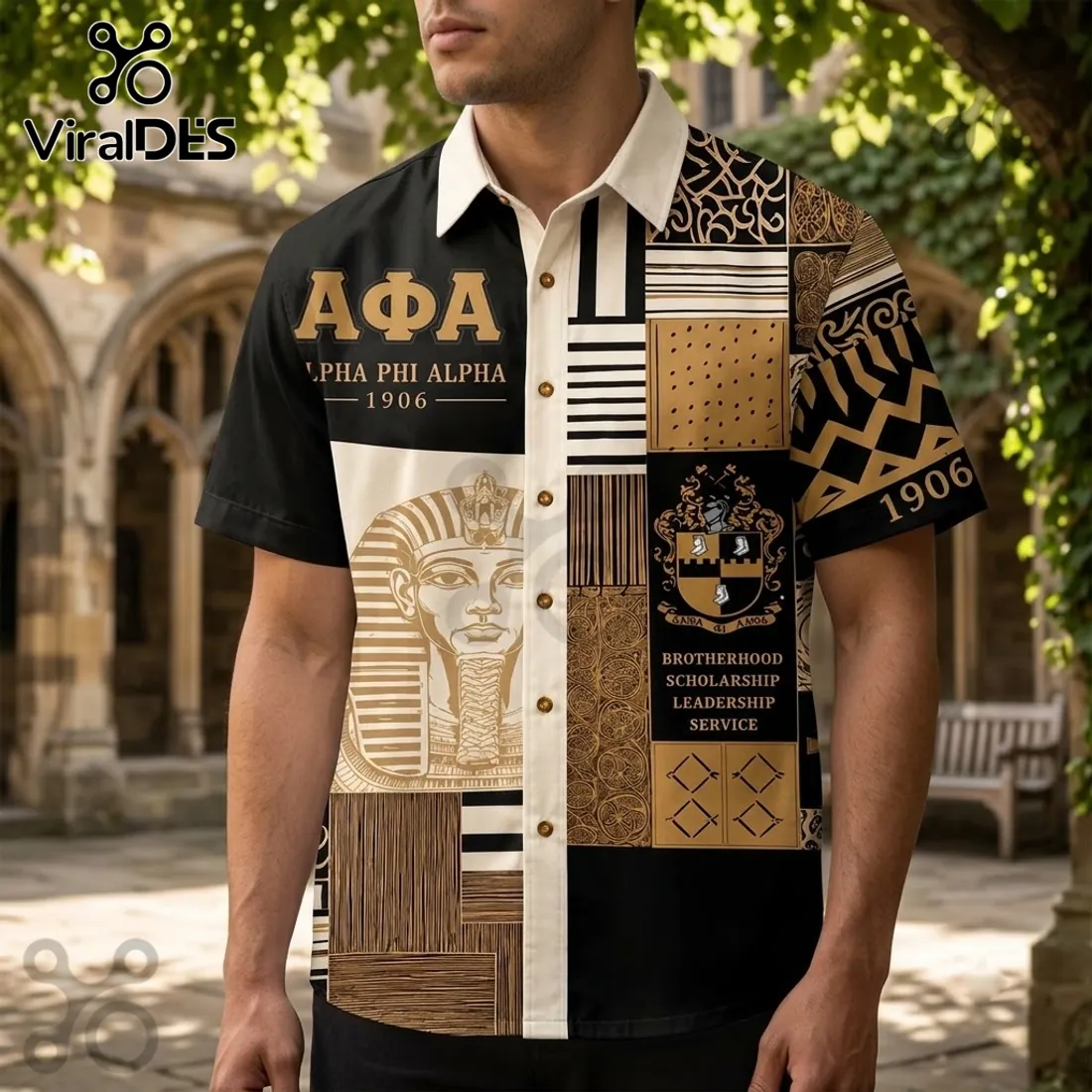 Alpha Phi Alpha Fraternity 1906 Heritage Short Sleeve Shirt Alpha Phi Alpha Fraternity 1906 Heritage Short Sleeve Shirt