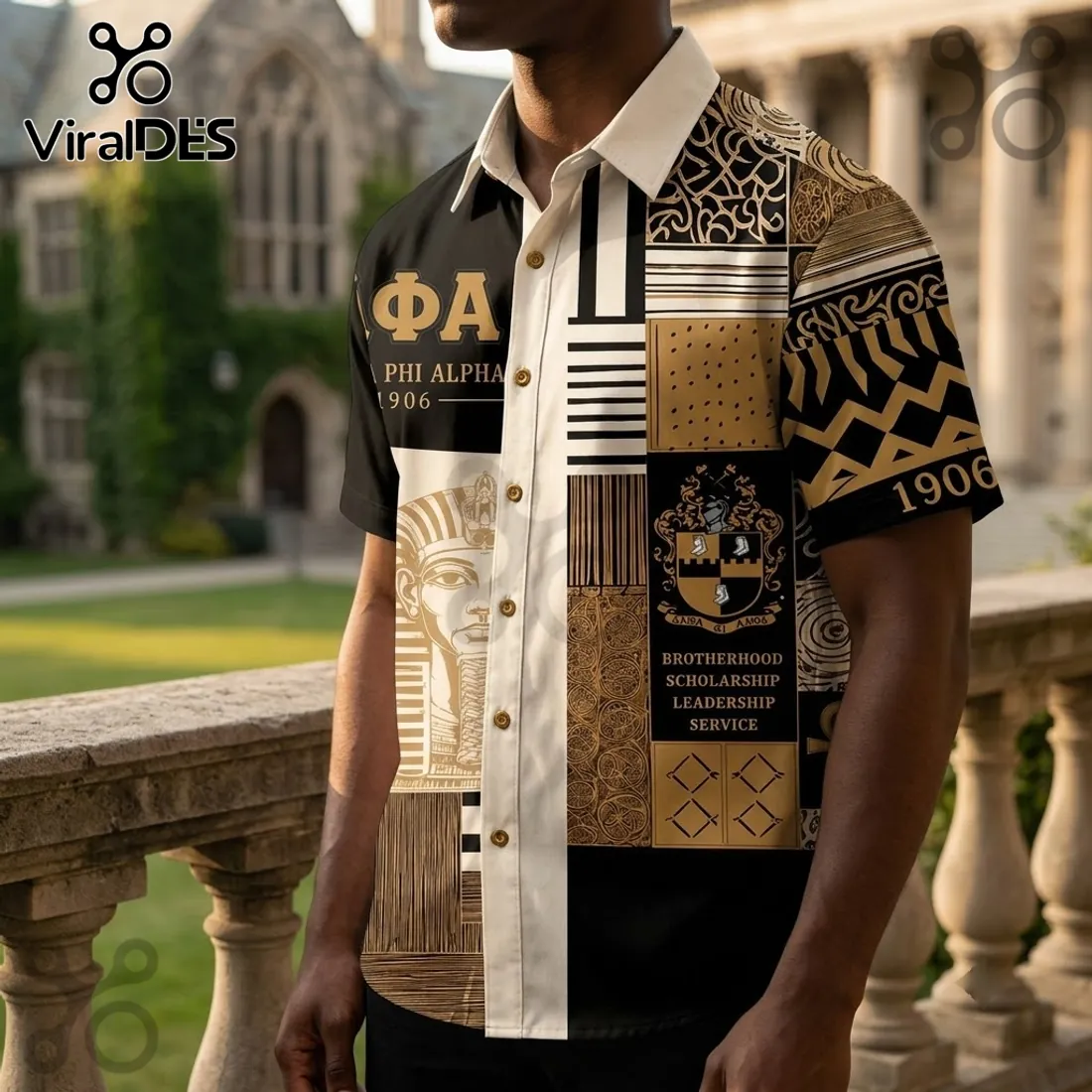 Alpha Phi Alpha Fraternity 1906 Heritage Short Sleeve Shirt Alpha Phi Alpha Fraternity 1906 Heritage Short Sleeve Shirt
