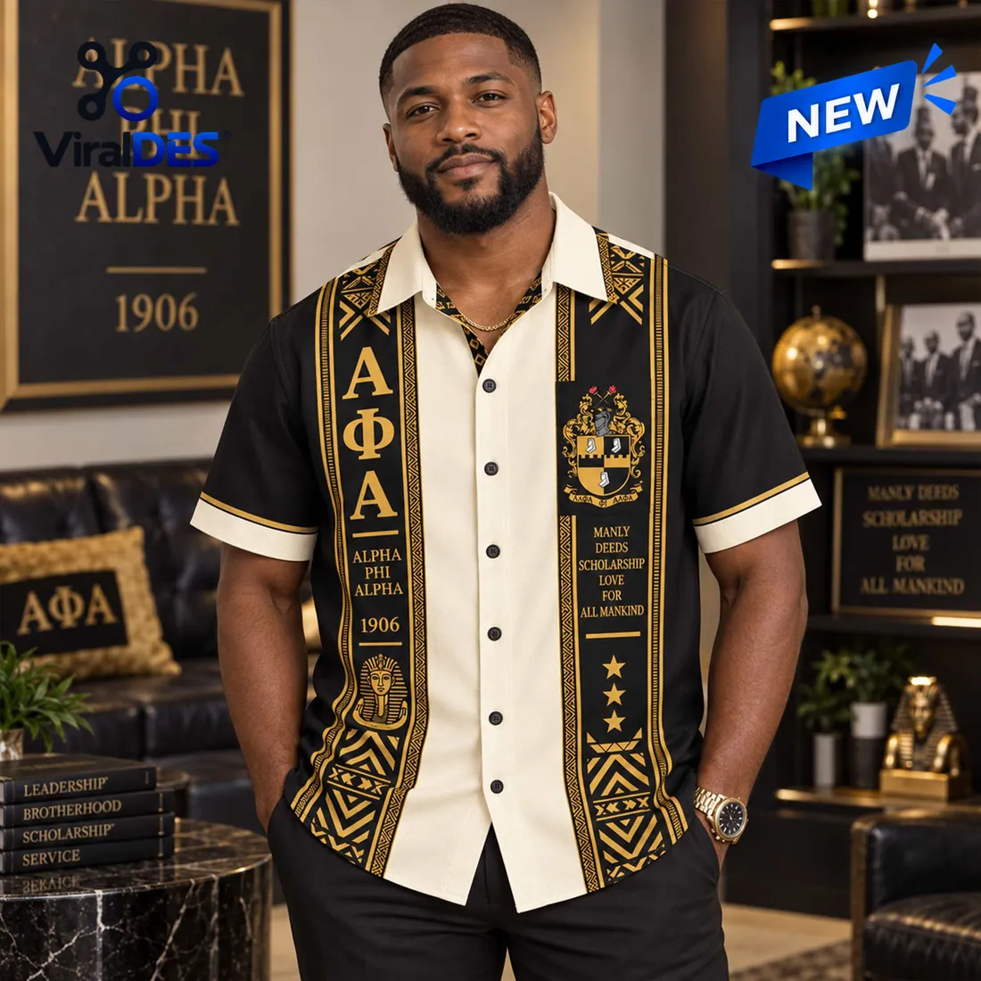 Alpha Phi Alpha Fraternity Premium Hawaiian Shirt Alpha Phi Alpha Fraternity Premium Hawaiian Shirt