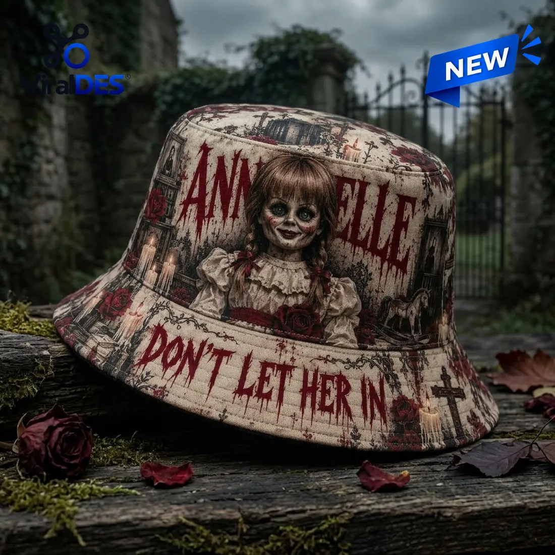 Annabelle Horror Movie Bucket Hat Annabelle Horror Movie Bucket Hat