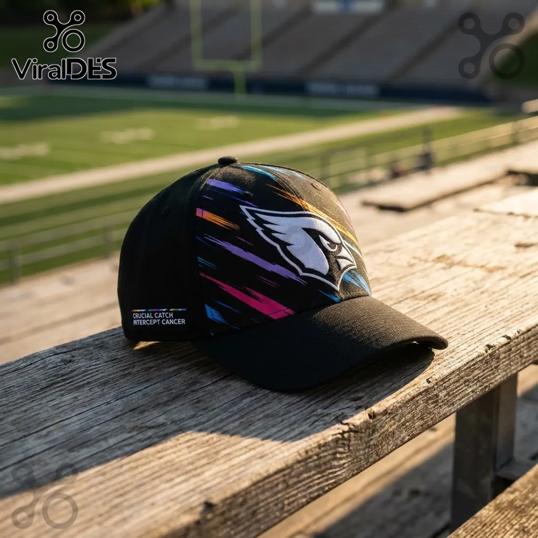Arizona Cardinals NFL Crucial Catch Black Cap Arizona Cardinals NFL Crucial Catch Black Cap