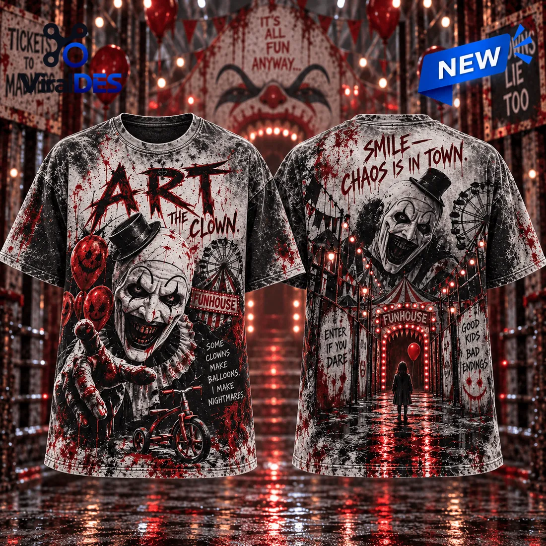 Art the Clown Smile Horror Shirt Art the Clown Smile Horror Shirt