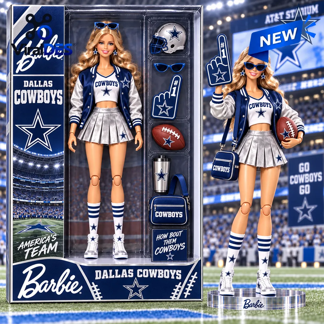Barbie Dallas Cowboys Cheerleader Acrylic Plaque Barbie Dallas Cowboys Cheerleader Acrylic Plaque