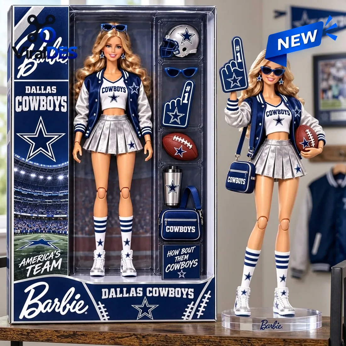 Barbie Dallas Cowboys Cheerleader Acrylic Plaque Barbie Dallas Cowboys Cheerleader Acrylic Plaque