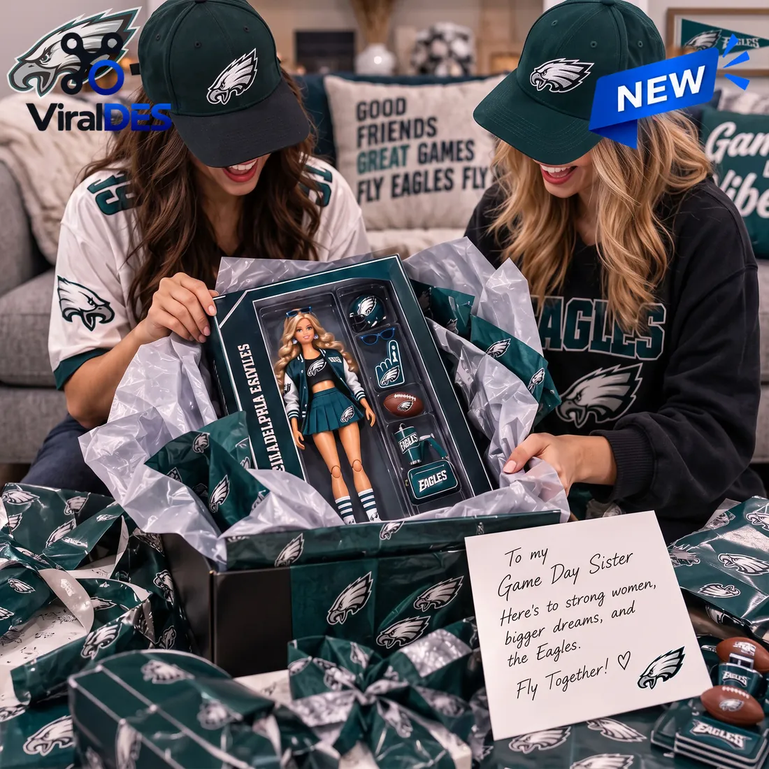 Barbie Philadelphia Eagles Acrylic Plaque Barbie Philadelphia Eagles Acrylic Plaque