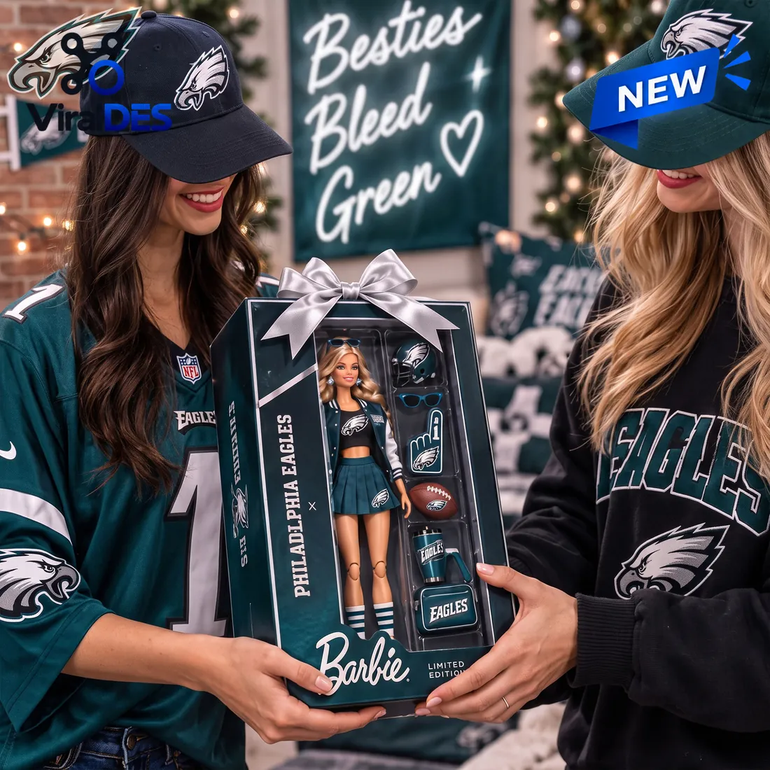 Barbie Philadelphia Eagles Acrylic Plaque Barbie Philadelphia Eagles Acrylic Plaque