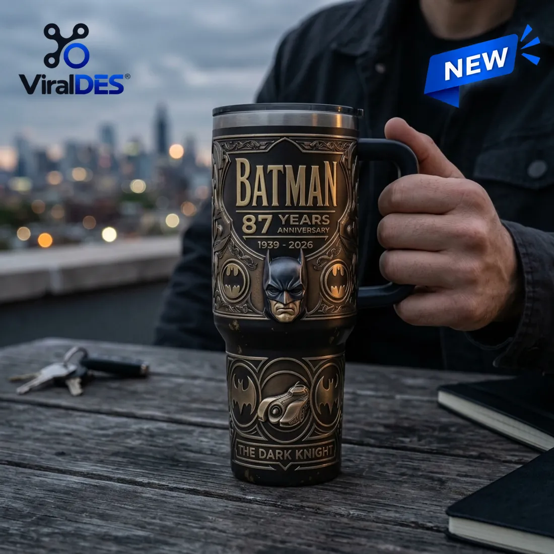Batman 87th Anniversary 1939-2026 Stanley Tumbler Batman 87th Anniversary 1939-2026 Stanley Tumbler