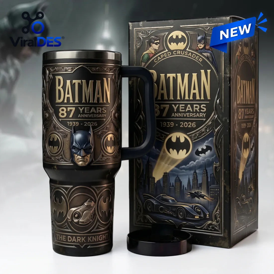 Batman 87th Anniversary 1939-2026 Stanley Tumbler Batman 87th Anniversary 1939-2026 Stanley Tumbler