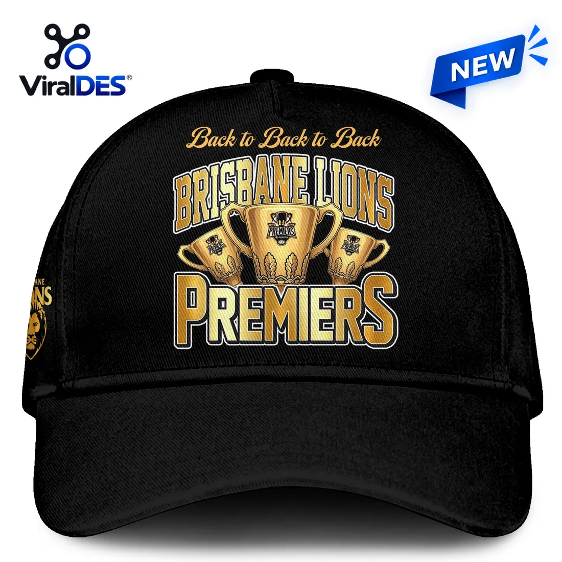 Brisbane Lions 2026 AFL Premiers Black Hoodie Brisbane Lions 2026 AFL Premiers Black Hoodie