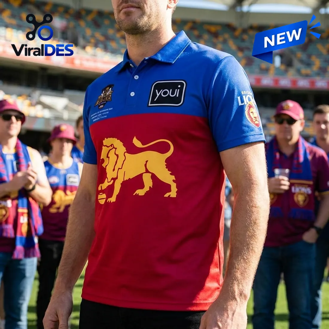 Brisbane Lions 2026 Premiers Polo Shirt Brisbane Lions 2026 Premiers Polo Shirt