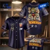 Brisbane Lions Maroon Three-Peat Baseball Jersey