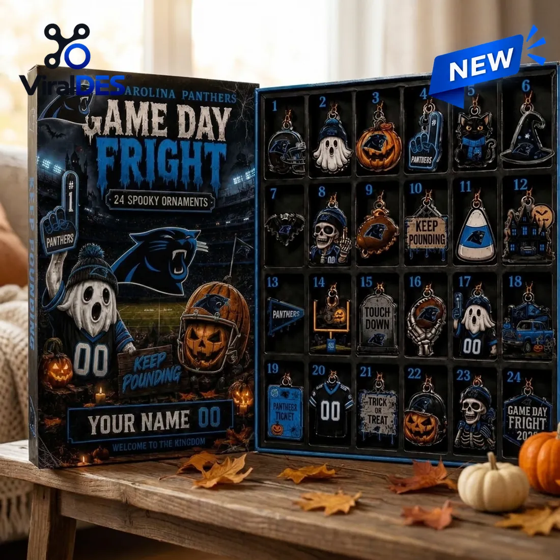Carolina Panthers Game Day Fright Halloween Advent Calendar Carolina Panthers Game Day Fright Halloween Advent Calendar