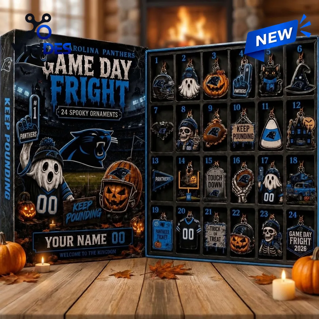 Carolina Panthers Game Day Fright Halloween Advent Calendar Carolina Panthers Game Day Fright Halloween Advent Calendar