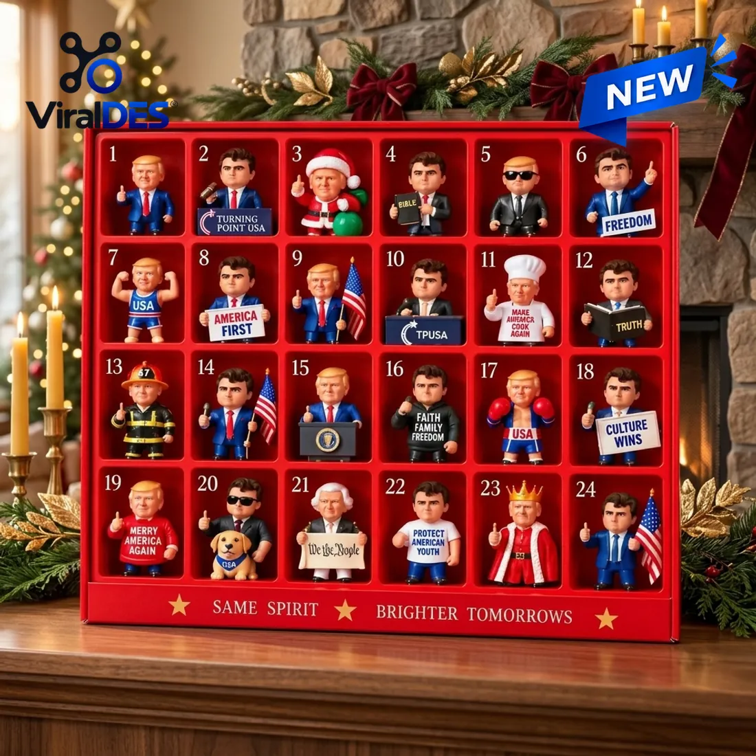 Charlie Kirk Trump America 2026 Advent Calendar Charlie Kirk Trump America 2026 Advent Calendar