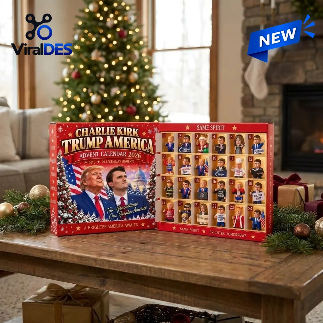 Charlie Kirk Trump America 2026 Advent Calendar Charlie Kirk Trump America 2026 Advent Calendar