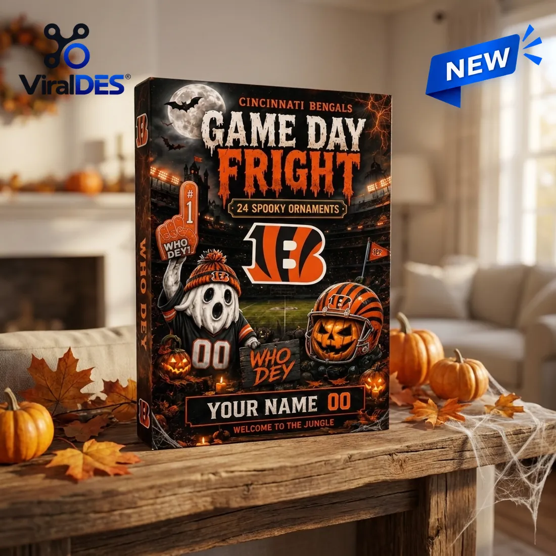 Cincinnati Bengals Game Day Fright Halloween Advent Calendar Cincinnati Bengals Game Day Fright Halloween Advent Calendar