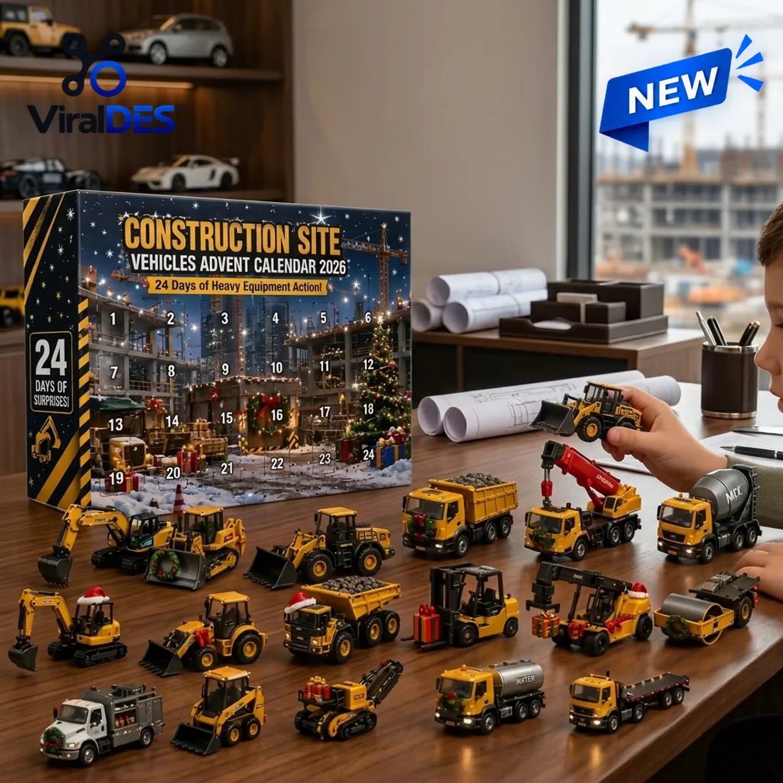 Construction Site Vehicles Advent Calendar 2026 Construction Site Vehicles Advent Calendar 2026