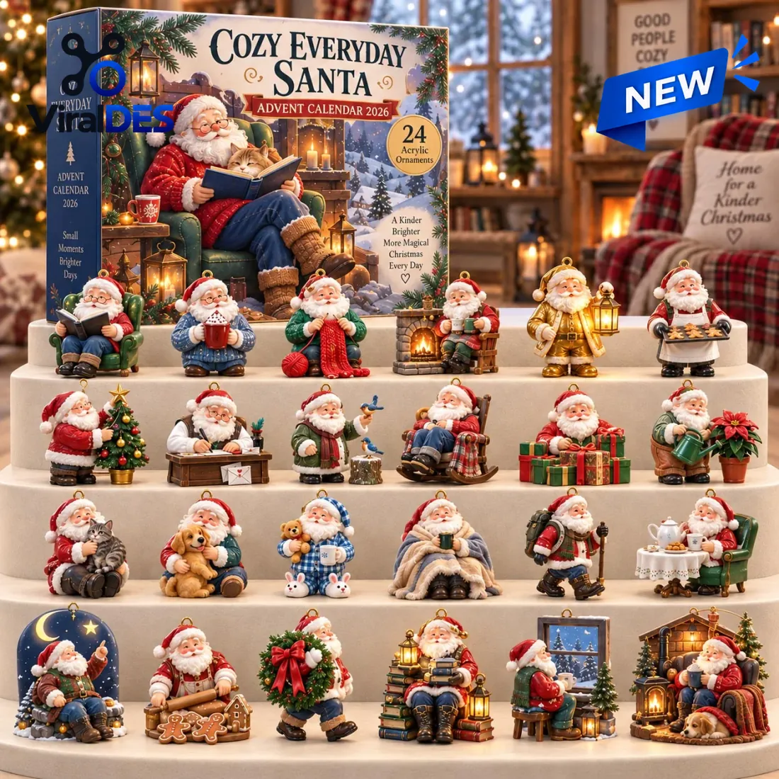 Cozy Santa 2026 Christmas Advent Calendar Cozy Santa 2026 Christmas Advent Calendar