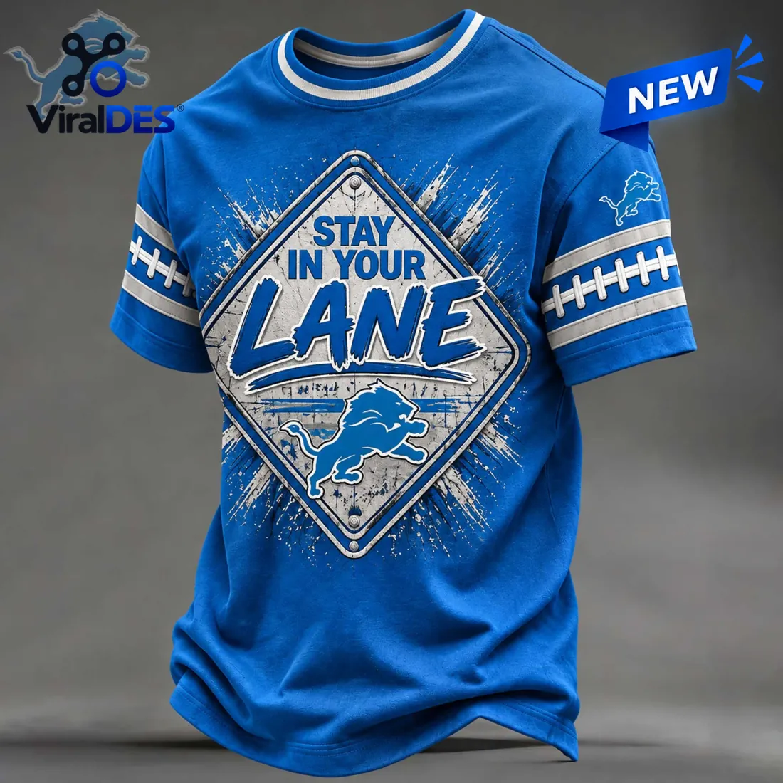 Detroit Lions Logo Football Street Sign T-Shirt Detroit Lions Logo Football Street Sign T-Shirt
