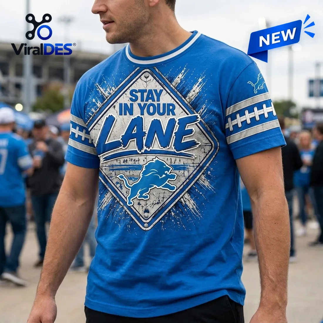 Detroit Lions Logo Football Street Sign T-Shirt Detroit Lions Logo Football Street Sign T-Shirt