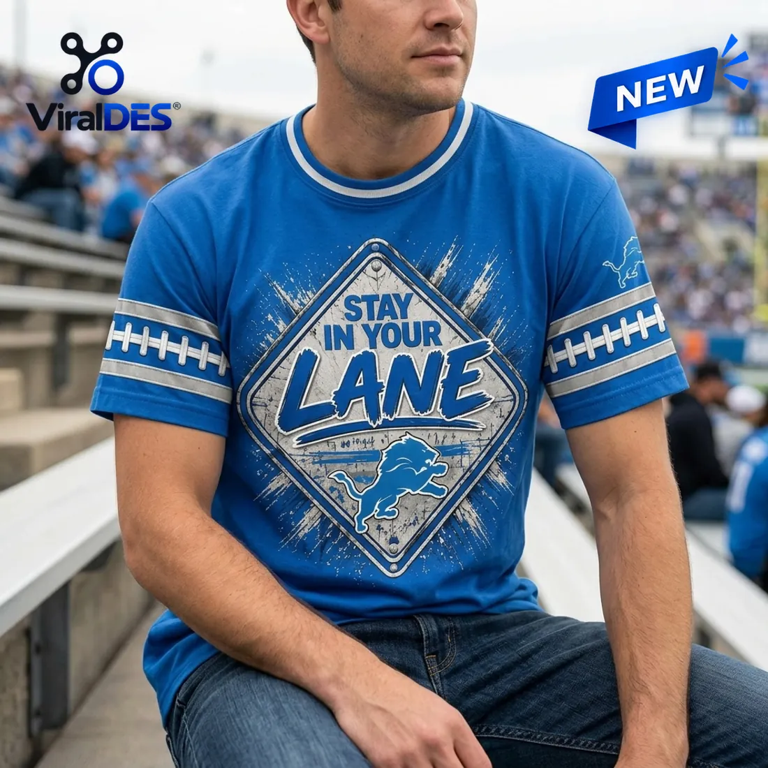 Detroit Lions Logo Football Street Sign T-Shirt Detroit Lions Logo Football Street Sign T-Shirt