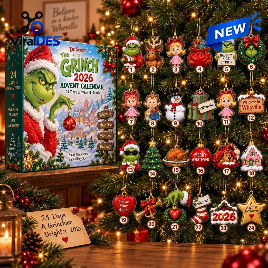 Dr. Seuss The Grinch Advent Calendar 2026 Dr. Seuss The Grinch Advent Calendar 2026