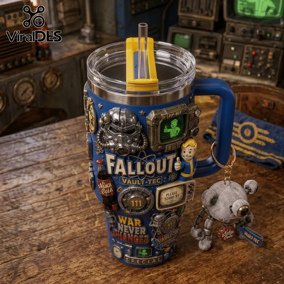 Fallout 111 Vault-Tec 40oz Stanley Tumbler Fallout 111 Vault-Tec 40oz Stanley Tumbler