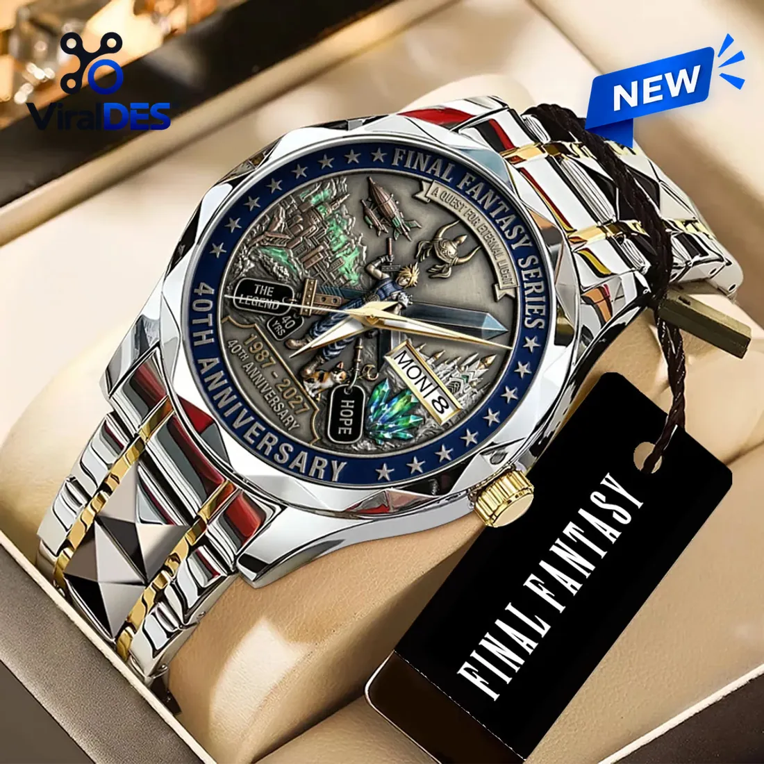 Final Fantasy 40th Anniversary Quartz Watch Final Fantasy 40th Anniversary Quartz Watch