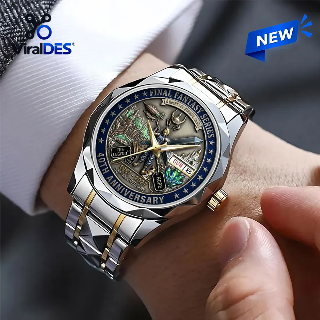 Final Fantasy 40th Anniversary Quartz Watch Final Fantasy 40th Anniversary Quartz Watch