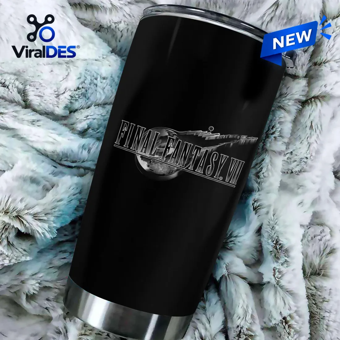 Final Fantasy VII Black Sephiroth Stanley Tumbler Final Fantasy VII Black Sephiroth Stanley Tumbler