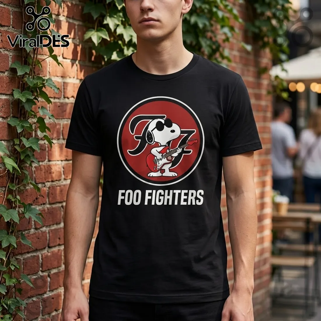 Foo Fighters x Snoopy One By One Shirt Foo Fighters x Snoopy One By One Shirt